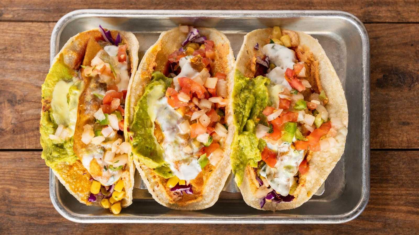 Fish Tacos At Shine Beer Sanctuary